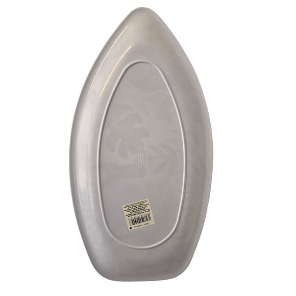 Melamine Tropical Cockatoo Party Tray 16" X 8" Surf Board Shape - Picture 3 of 8